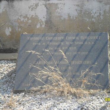 BERGSTEDT Theodore Christoph Ludwig 1858-1912 &amp; Carolina Maria LUTTIG 1861-194?