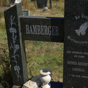 BAMBERGER Carel Arnoldus 1937-1999 &amp; Esther Hendrina Cornelia 1937-