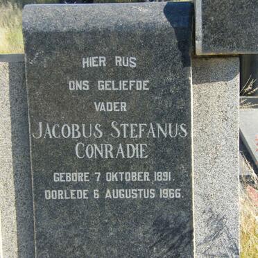 CONRADIE Jacobus Stefanus 1891-1966