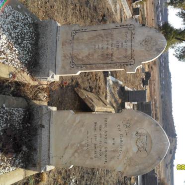 CRONJE Izak Adolf 1809-1872 &amp; Elzie Christina 1815-1870
