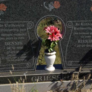 GRIESSEL Dennis 1938-2000 &amp; Riekie 1943-