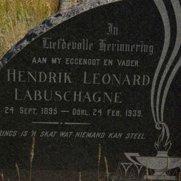LABUSCHAGNE Hendrik Leonard 1895-1939
