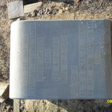 MAREE Jacob Jacobus 1844-1924