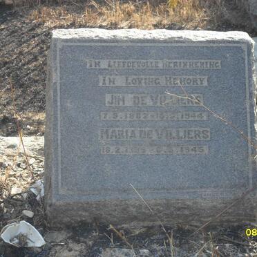 VILLIERS Jim, de 1882-1944 &amp; Maria ?-1945