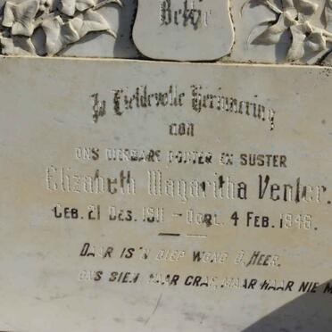 VENTER Elizabeth Magaritha 1911-1946