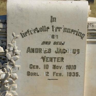 VENTER Andries Jacobus 1910-1935