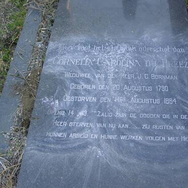 BORNMAN Cornelia Carolina nee DU PREEZ 1790-1864