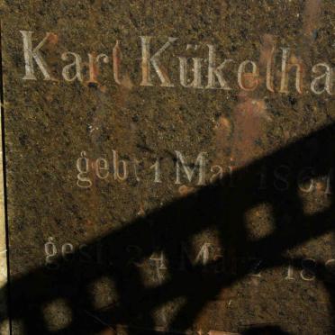 KÜKELHAUS Karl 1861-18?7