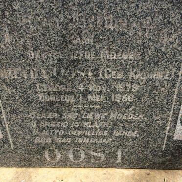 OOST Gretha nee KROHNE 1879-1950