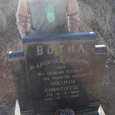 BOTHA Abraham Christoffel 1888-1968