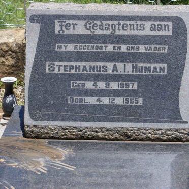 HUMAN Stephanus A.I. 1897-1965