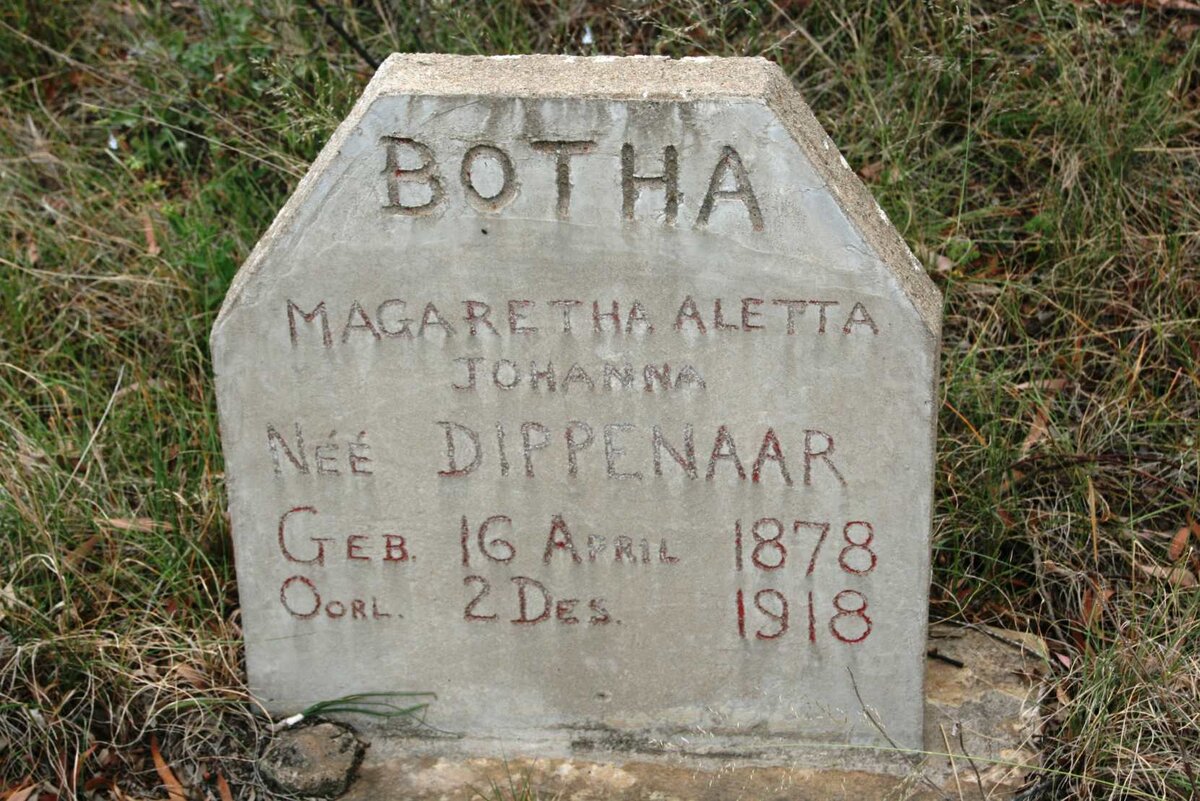BOTHA Magaretha Aletta Johanna nee DIPPENAAR 1878-1918
