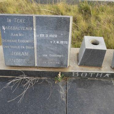BOTHA Johan Andries 1920-1975