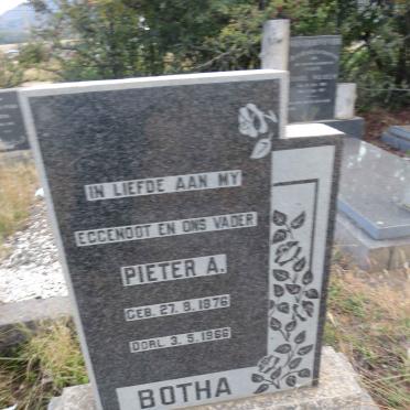 BOTHA Pieter A. 1876-1966