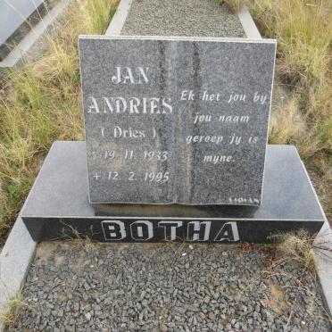 BOTHA Jan Andries 1933-1995