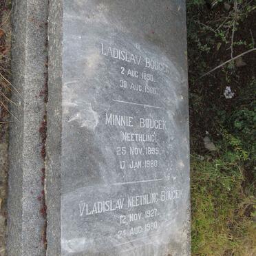 BOUCEK Ladislav 1890-1960 & Minnie NEETHLING 1899-1980 :: BOUCEK Vladislav Neethling  1927-1980_1