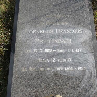 BREITENBACH Corneluis Francois 1909-1971 