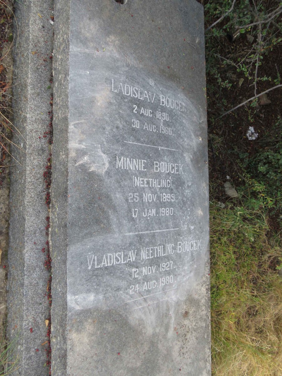 BOUCEK Ladislav 1890-1960 & Minnie NEETHLING 1899-1980 :: BOUCEK Vladislav Neethling  1927-1980_1