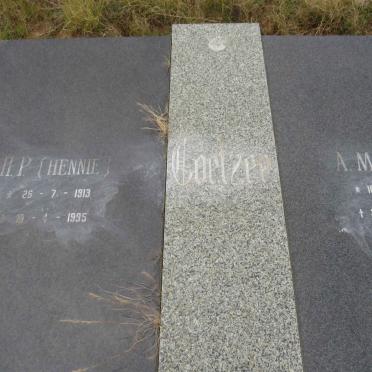 COETZER H.P. 1913-1995 & A.M. 1920-2002