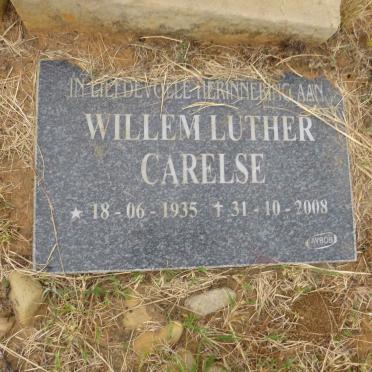 CARELSE Willem Luther 1935-2008