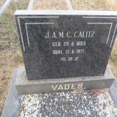 CALITZ J.A.M.C. 1893-1971