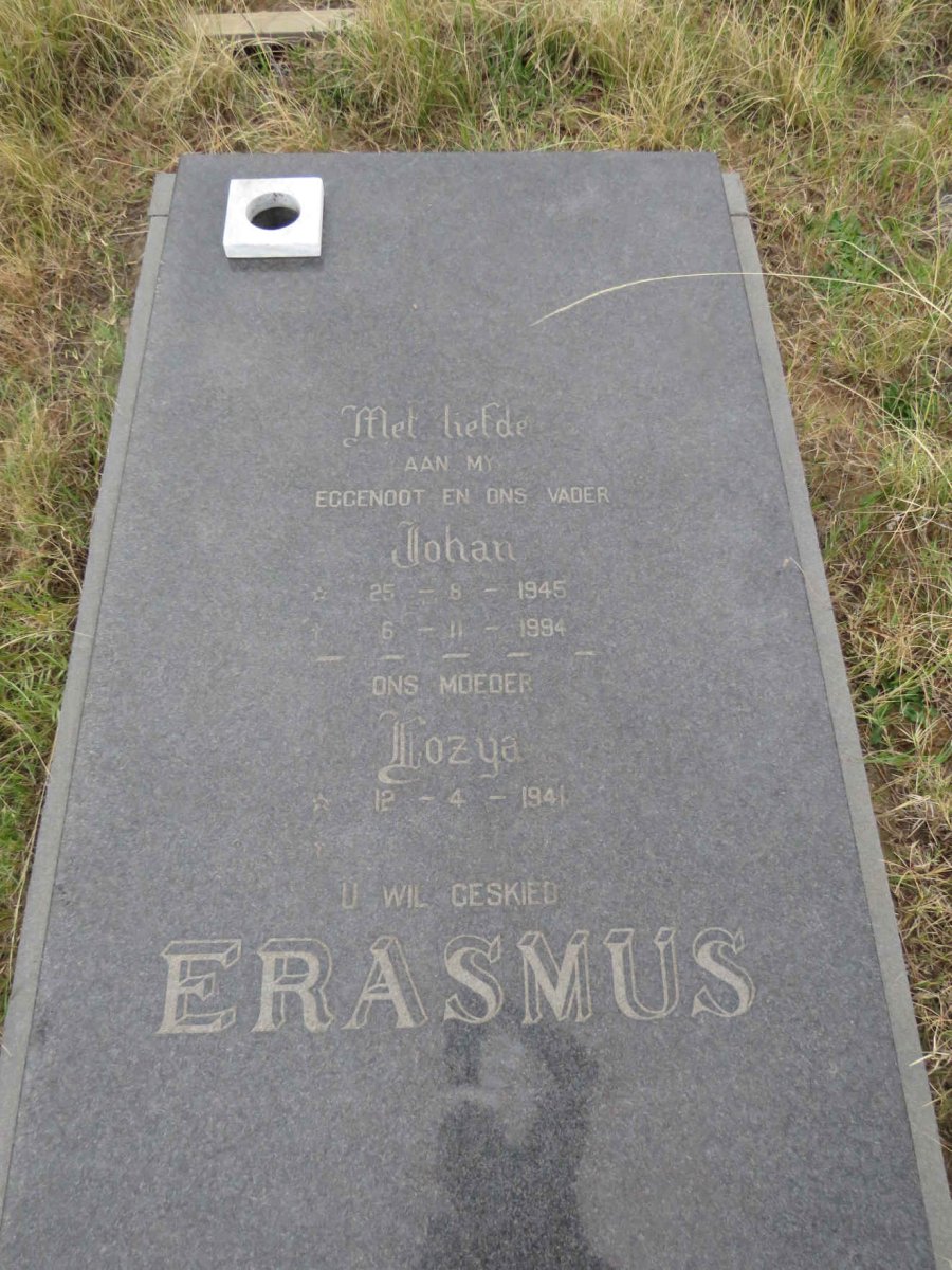 ERASMUS Johan 1945-1994 & Lozya 1941-