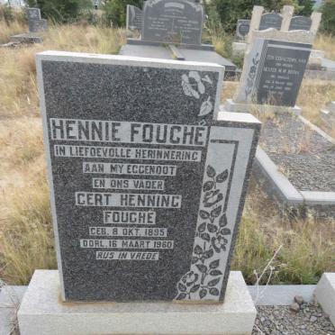 FOUCHE Gert Henning 1895-1960 