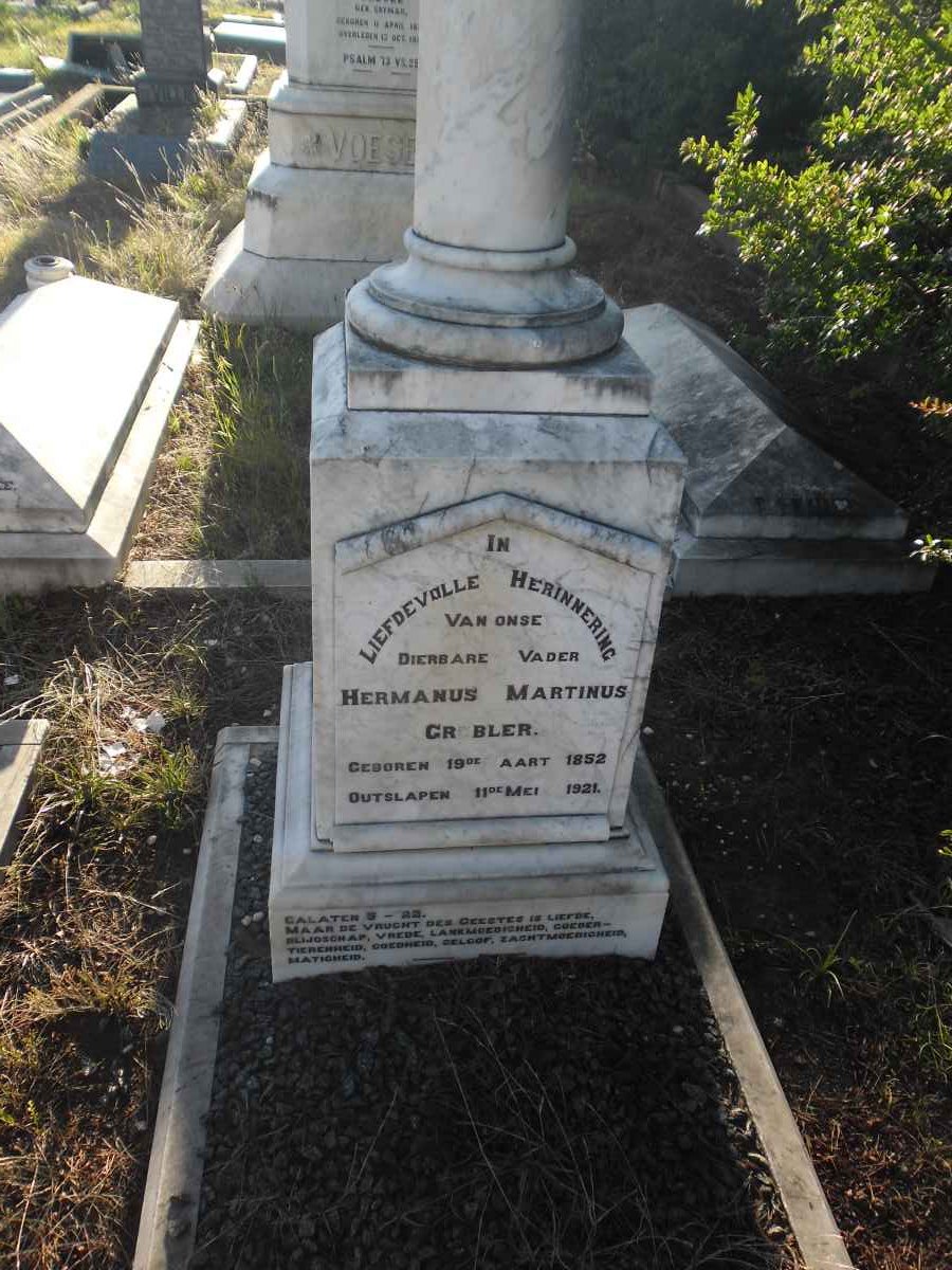 GROBLER Hermanus Martinus 1852-1921