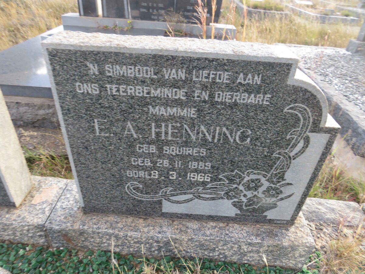 HENNING E.A. nee SQUIRES 1889-1966