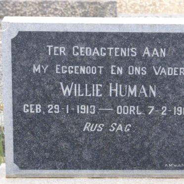 HUMAN Willie 1913-1964