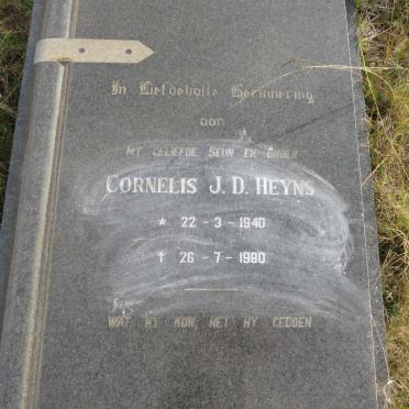 HEYNS Cornelius J.D. 1940-1980
