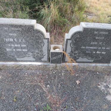 KRUGER Pieter C.J.J. 190-1958 & Anna M.C. STEYNBERG 1907-1980