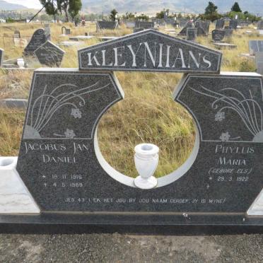 KLEYNHANS Jacobus Jan Daniel 1916-1989 & Phyllis Maria ELS 1922- 
