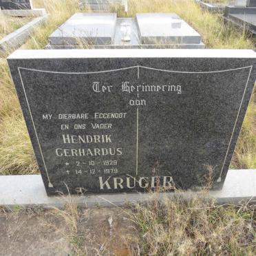 KRUGER Hendrik Gerhardus 1929-1979