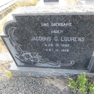 LOURENS Jacobus C. 1883-1968