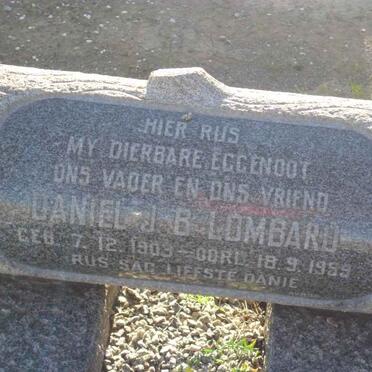 LOMBARD Daniel J.B. 1903-1959