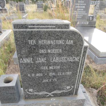 LABUSCHAGNE Annie Jane nee MEYER 1886-1969