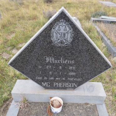 MCPHERSON Martiens 1971-1995