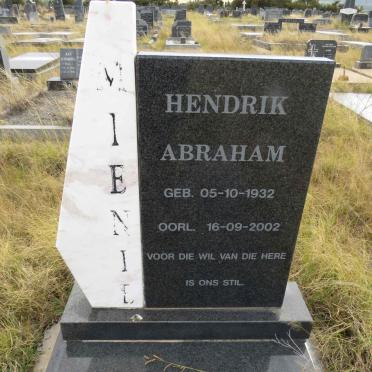 MIENIE Hendrik Abraham 1932-2002
