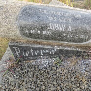 PIETERSE Johan A. 1887-1964
