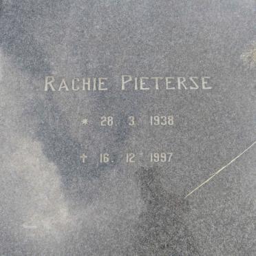 PIETERSE Rachie 1938-1997