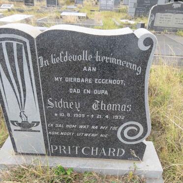 PRITCHARD Sidney Thomas 1909-1972