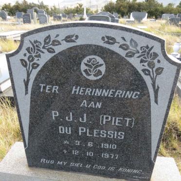 PLESSIS P.J.J., du 1910-1977
