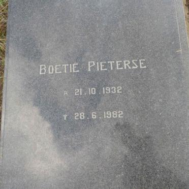 PIETERSE Boetie 1932-1982