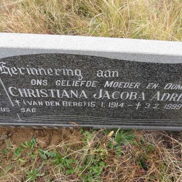 ROODT Johannes Benjamin Frans 1905-1989 & Christina Jacoba Adriana VAN DEN BERG 1914-1999_3