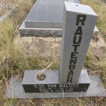 RAUTENBACH Ilse von Maltitz 1959-1992