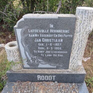 ROODT Jan Christiaan 1927-1956