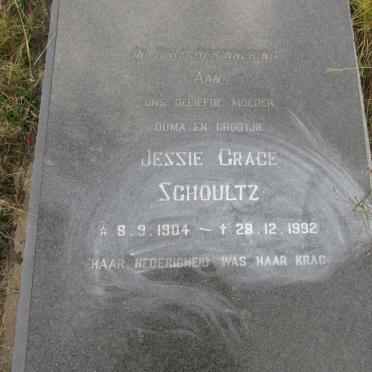 SCHOULTZ Jessie Grace 1904-1992