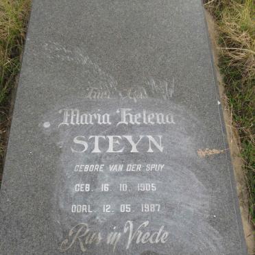 STEYN Maria Helena nee VAN DER SPUY 1905-1987