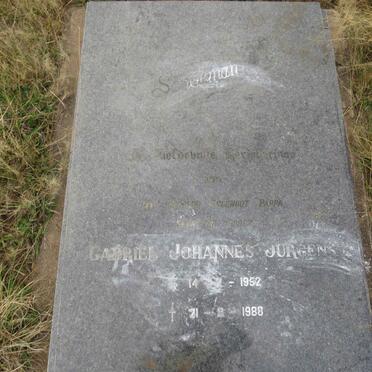 SCHOEMAN Gabriel Johannes Jurgens 1952-1988